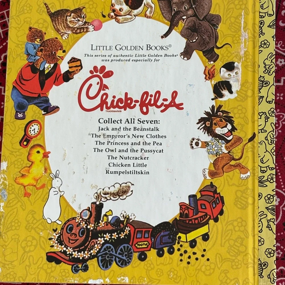 Jack & the Beanstalk Rumpelstiltskin Little Golden Books Chick-fil-A Series